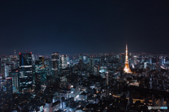 東京タワー　with スカイツリー　