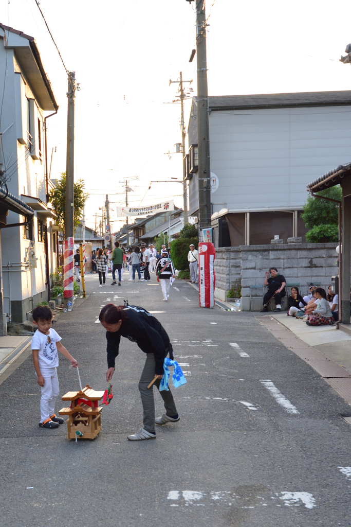 お母さんと一緒に