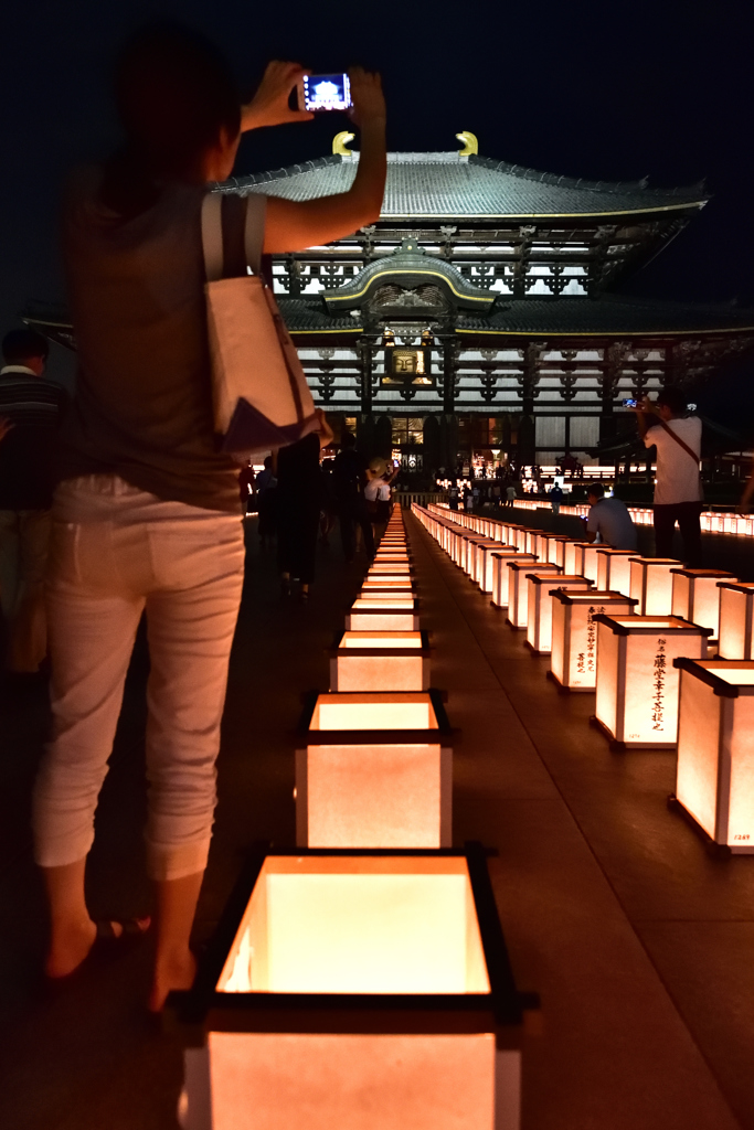 万灯供養会の東大寺（２）
