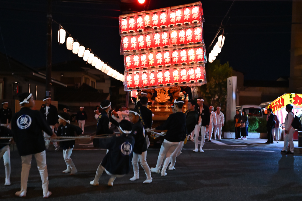 夜間曳行ー２