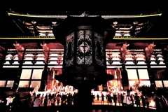 東大寺の盆風景