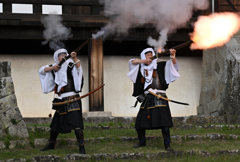 火縄銃の演武ー１