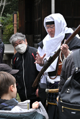 火縄銃の演武が終わってー３