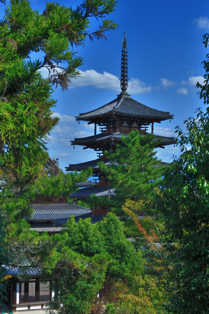 法隆寺　五重の塔（１）