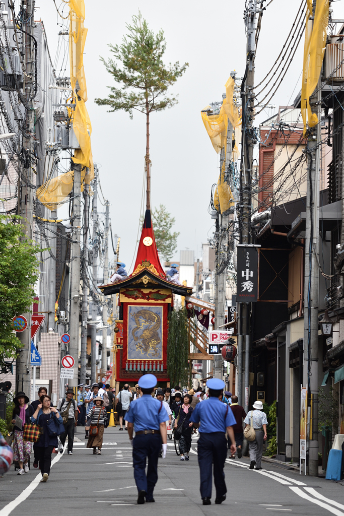 後祭山鉾巡行風景　南観音山（１）