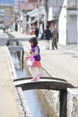 紺屋川の小さな小さな橋