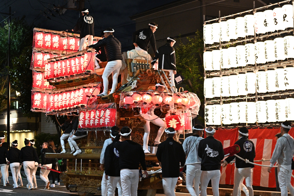 夜間曳行（４）