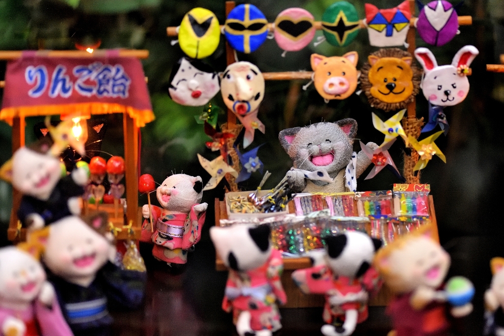 ねこちゃん達の夏祭り