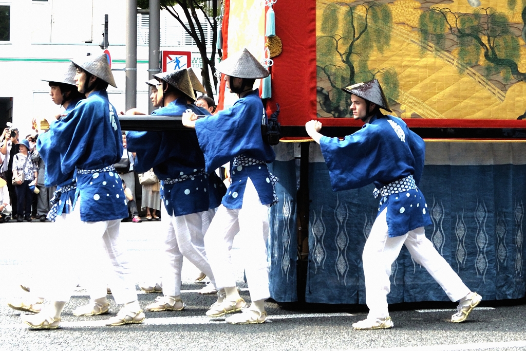 祭りで見かけた外人さん