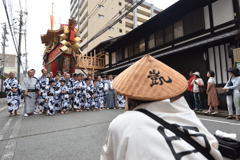 後祭山鉾巡行風景　大船鉾（１）