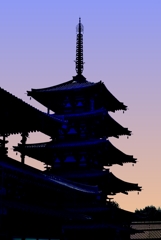 法隆寺の五重塔