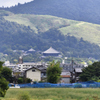 平城宮跡から見えた大仏殿