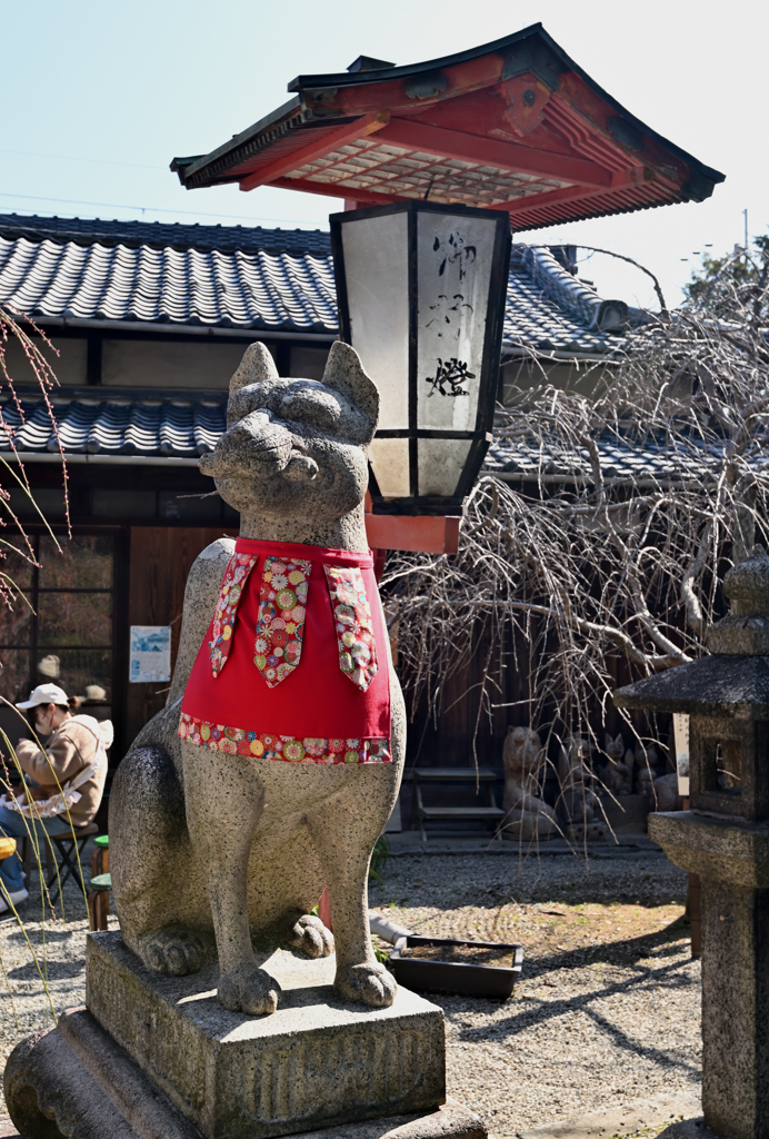 源九郎稲荷神社にて（３）