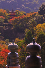 清水の舞台からの眺め