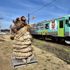 鉄道好きのお猿さん