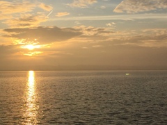 霞ヶ浦　日の出