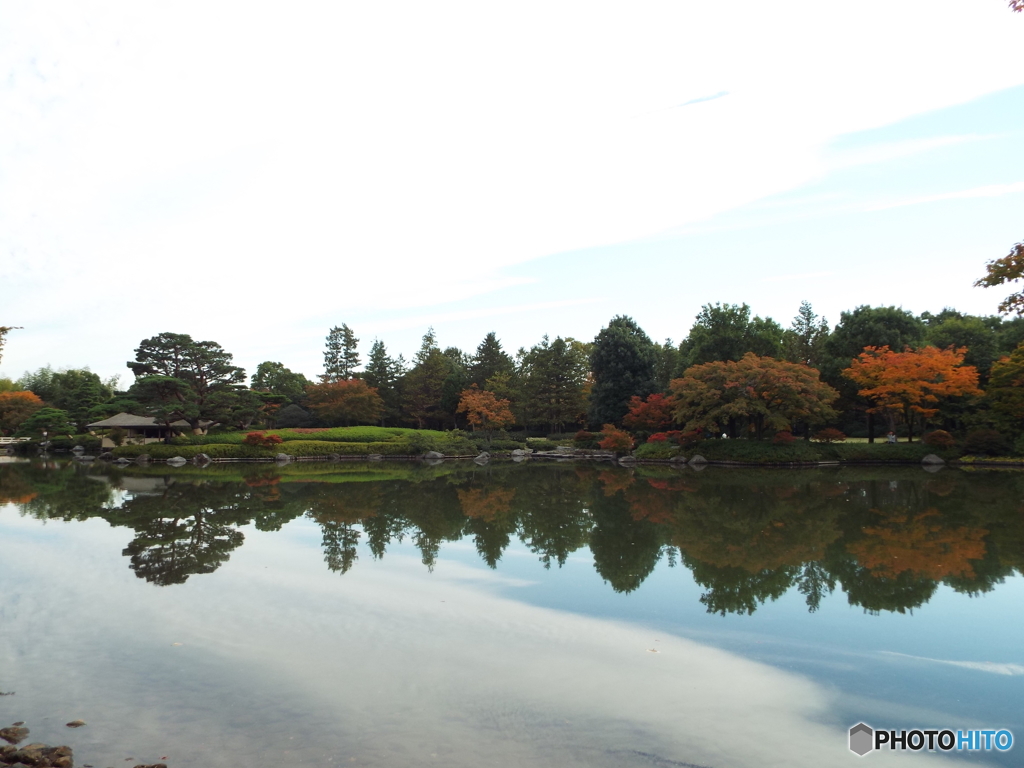 紅葉の日本庭園19