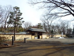 残雪の日本庭園19