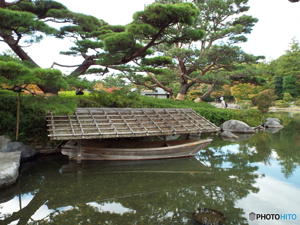 紅葉の日本庭園8