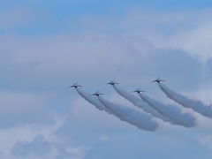 千歳航空祭2024 前日予行訓練　　　　　ブルーインパルス