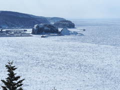 知床ウトロ ただ真っ白 