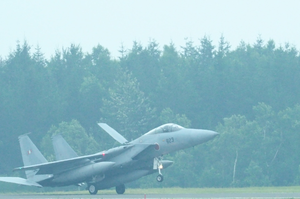 初回天気悪かった。