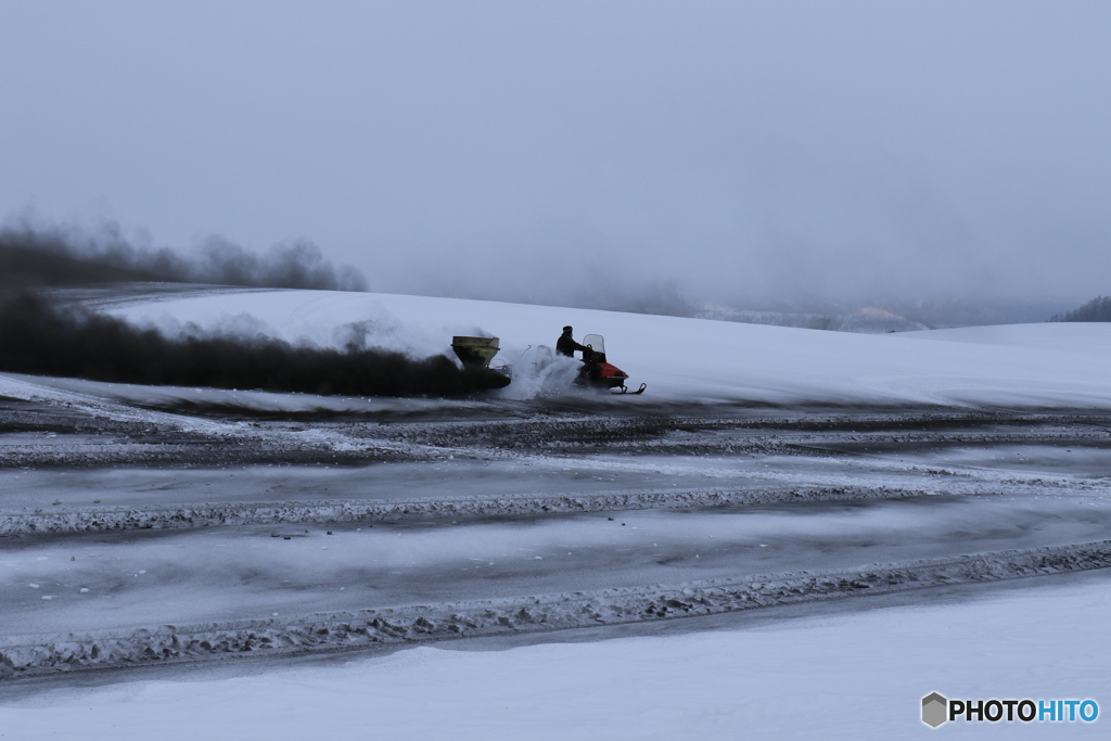 雪景色も見納めです。