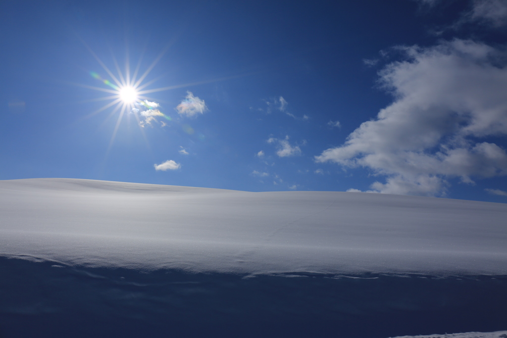 美瑛には 太陽です。