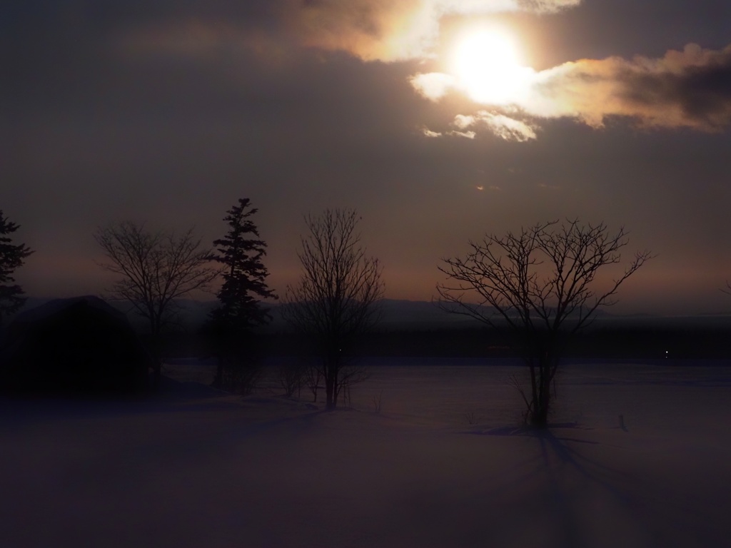氷点下30度超えの風景