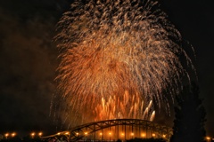 たまに花火もいいですね。