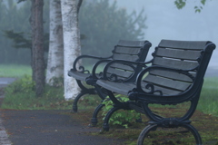 早朝まで休むベンチ