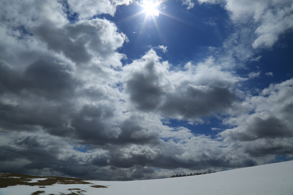 美瑛の冬も終わりだな。
