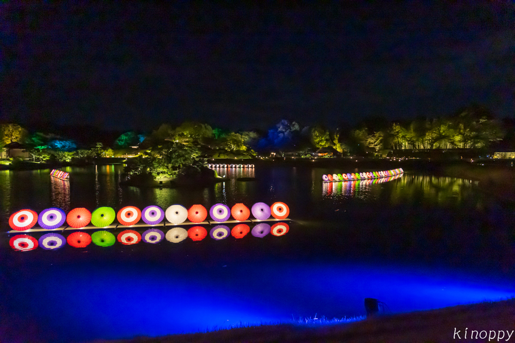岡山後楽園 夏の幻想庭園