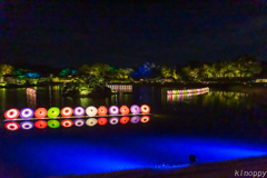 岡山後楽園 夏の幻想庭園