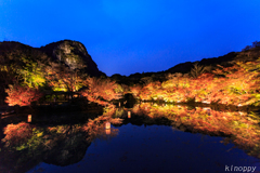 御船山楽園 紅葉ライトアップ