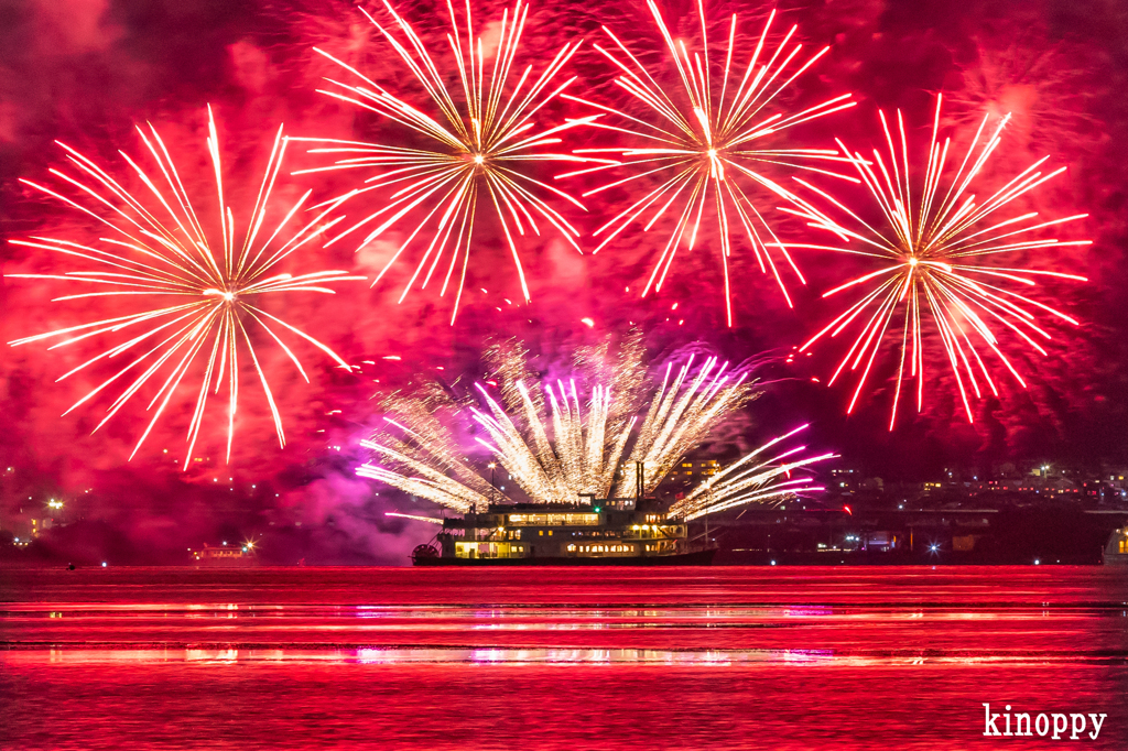 びわ湖大津・ナイトクルーズ花火 8