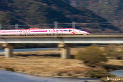 500系 ハローキティ 流し撮り
