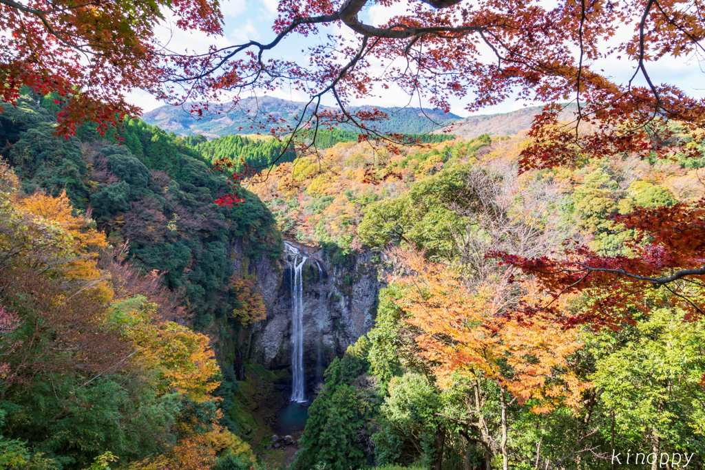 福貴野の滝 紅葉