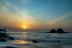 桜井二見ヶ浦 夕景