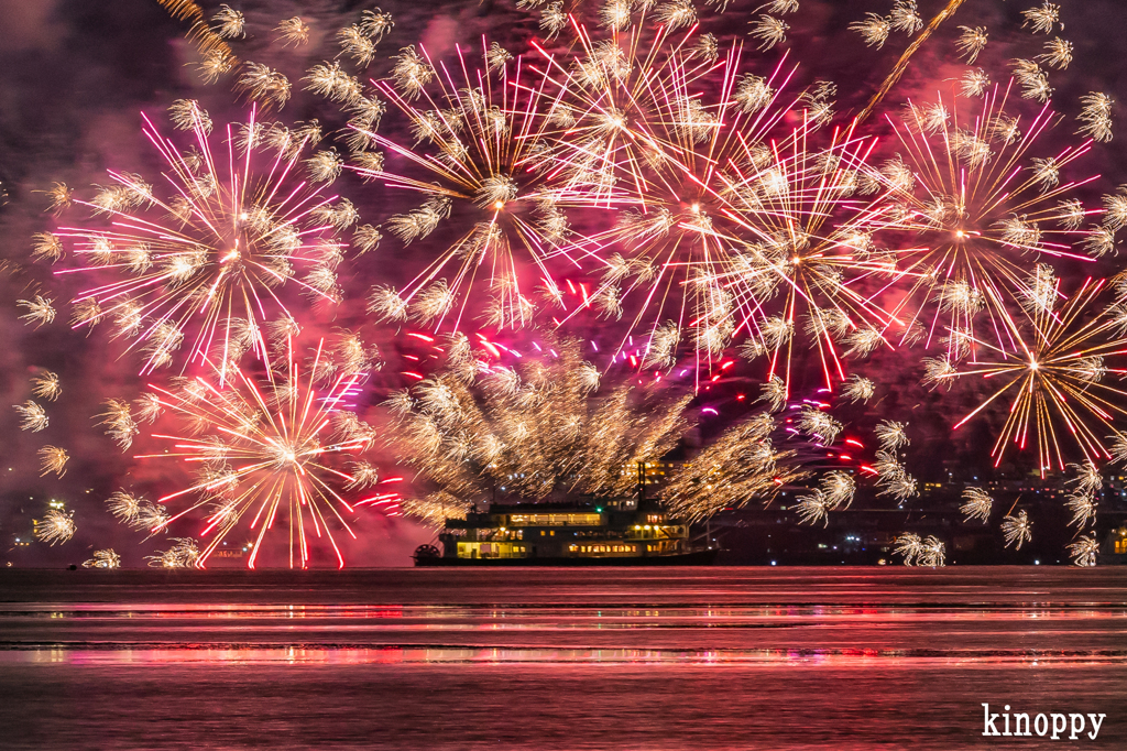 びわ湖大津・ナイトクルーズ花火 9