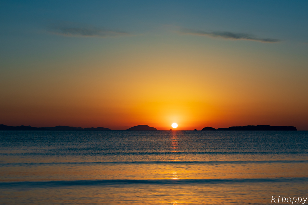 津屋崎海岸 夕景 2