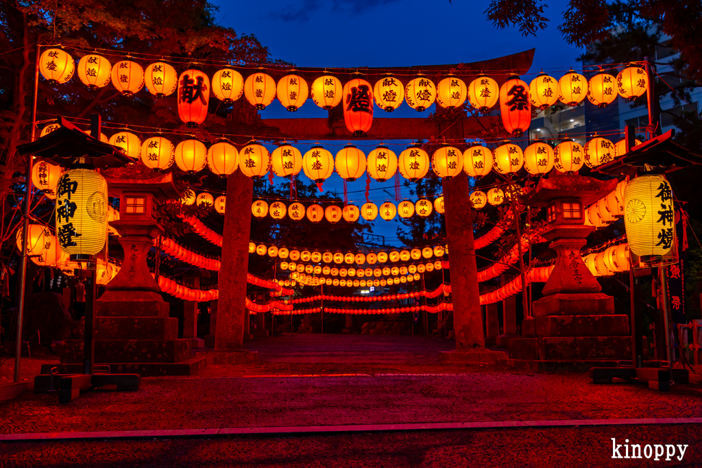 萱野神社 献灯祭