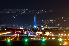 大阪空港 夜景 6 ～練炭ジェット～