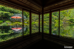 旧竹林院 新緑