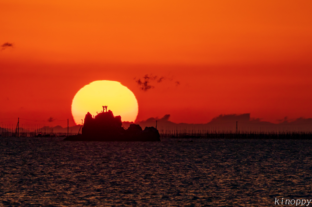 風流島 夕景 3