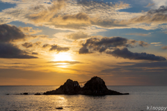 桜井二見ヶ浦 夕景