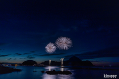 たけの海上花火大会 2