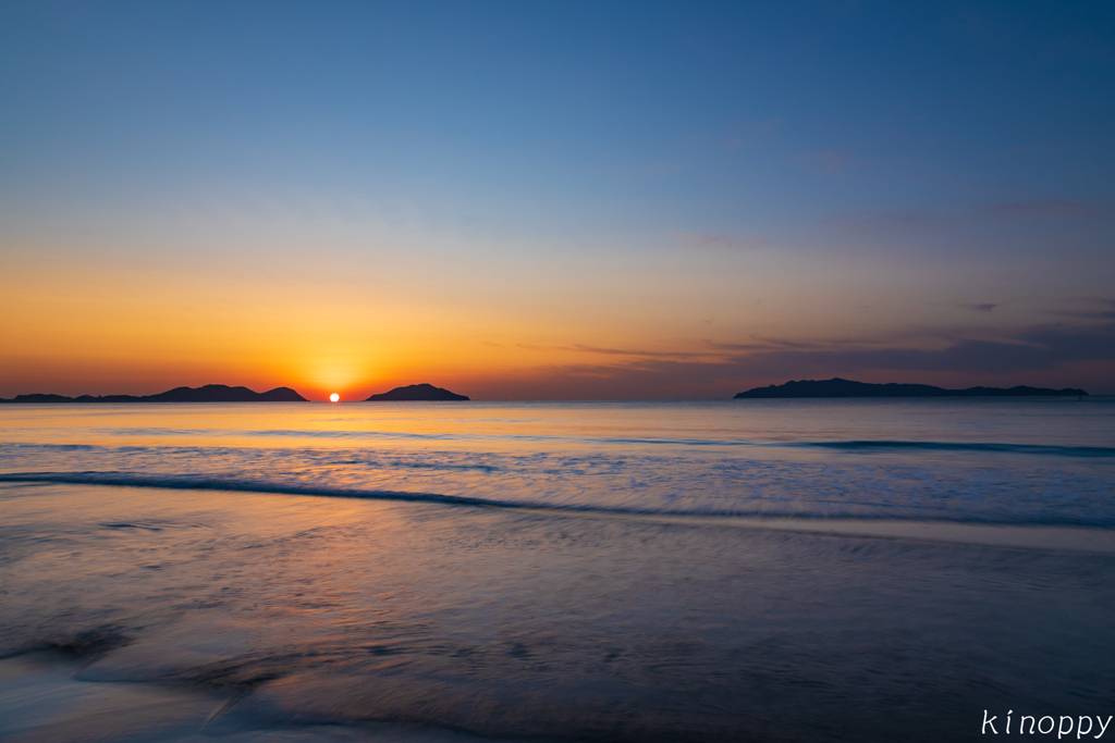 さつき松原海岸 夕景 2