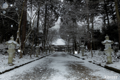 西林寺 冬景色