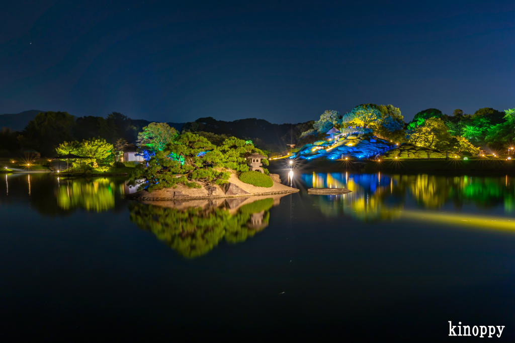 岡山後楽園 夏の幻想庭園 2